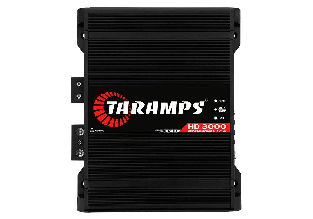 Taramps HD 3000 1 CHANNEL CAR AUDIO AMPLIFIER (Choose Color and Impedance)