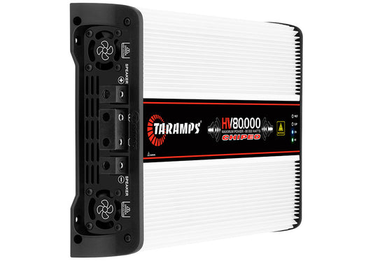 Taramps HV 80000 CHIPEO 300VDC LOW-IMPEDANCE 1 CHANNEL AUDIO AMPLIFIER 0.5 OHM