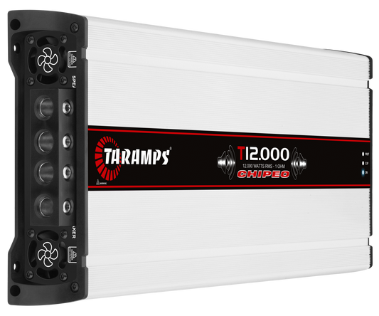 Taramps T 12000 CHIPEO 12V 1 CHANNEL AUDIO AMPLIFIER (Choose Impedance)