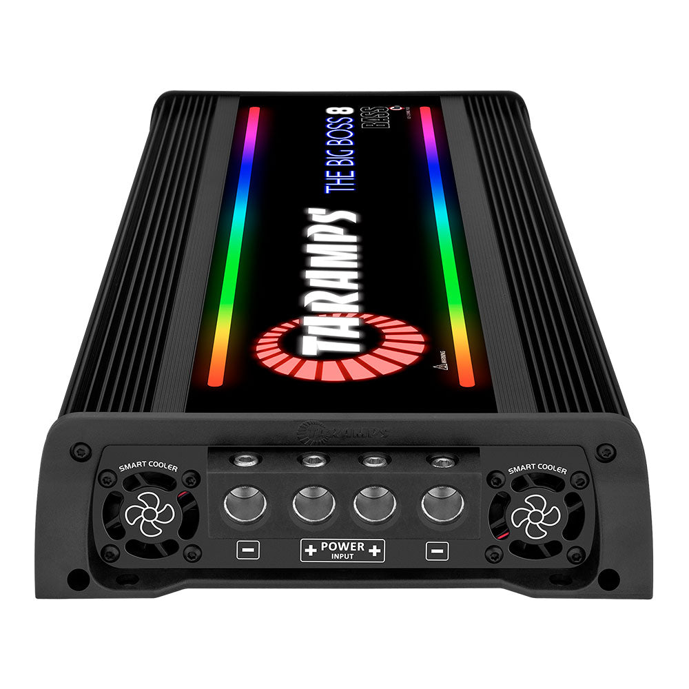 Taramps THE BIG BOSS 8 BASS 1 CHANNEL MULTI-IMPEDANCE AUDIO AMPLIFIER 0.5 ~ 2 OHMS (Choose Color)