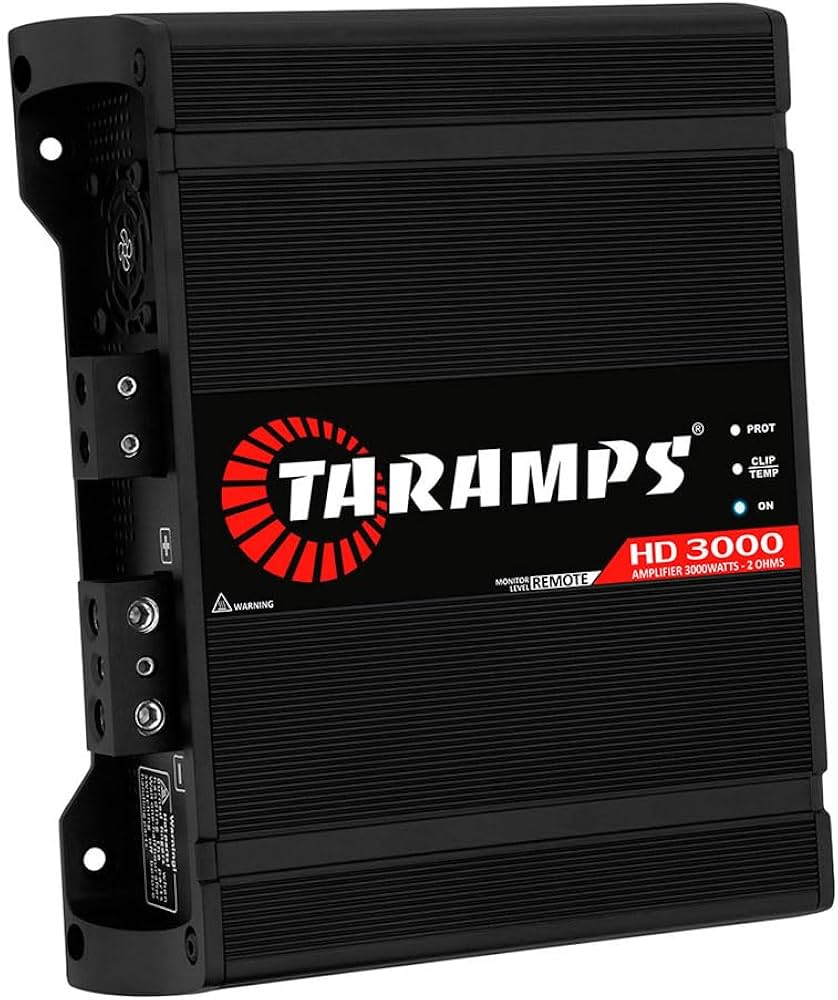 Taramps HD 3000 1 CHANNEL CAR AUDIO AMPLIFIER (Choose Color and Impedance)