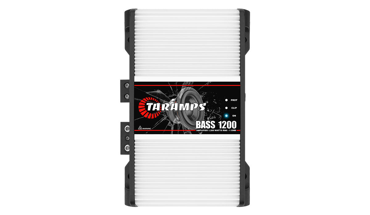 Taramps BASS 1200 1 CHANNEL CAR AUDIO AMPLIFIER (MONITOR LEVEL REMOTE INCLUDED) (Choose Impedance)