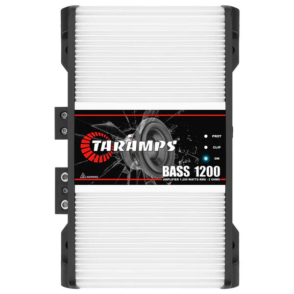 Taramps BASS 1200 1 CHANNEL CAR AUDIO AMPLIFIER (MONITOR LEVEL REMOTE INCLUDED) (Choose Impedance)