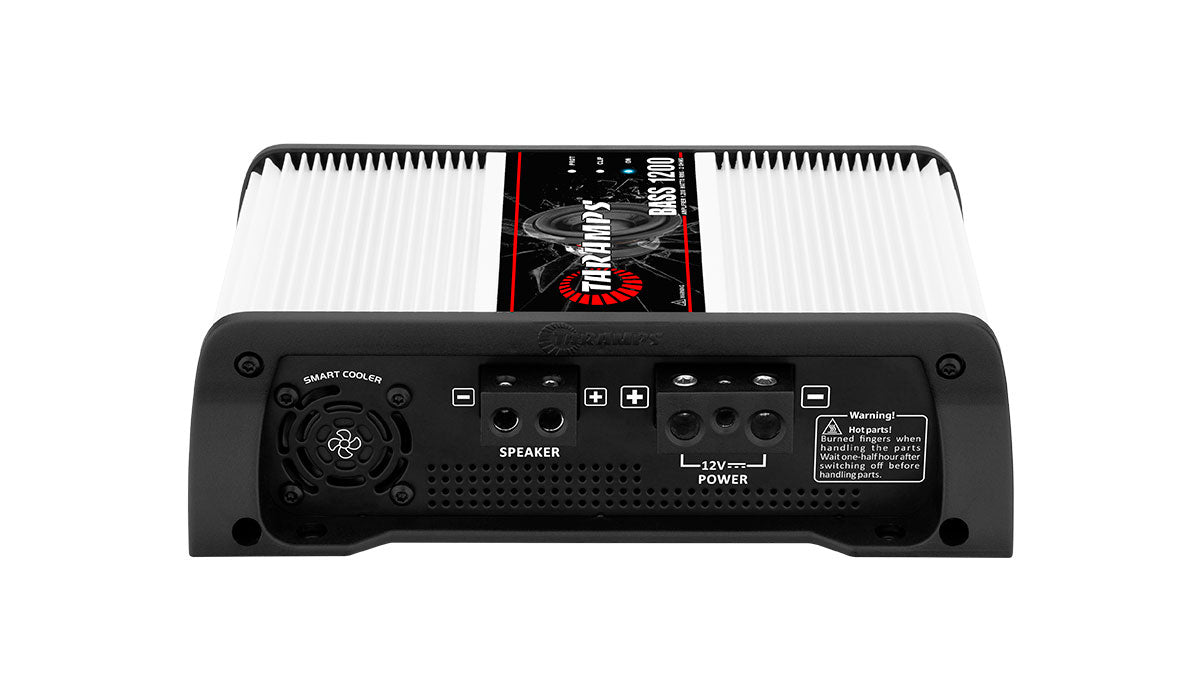 Taramps BASS 1200 1 CHANNEL CAR AUDIO AMPLIFIER (MONITOR LEVEL REMOTE INCLUDED) (Choose Impedance)
