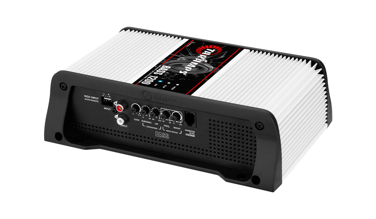 Taramps BASS 1200 1 CHANNEL CAR AUDIO AMPLIFIER (MONITOR LEVEL REMOTE INCLUDED) (Choose Impedance)