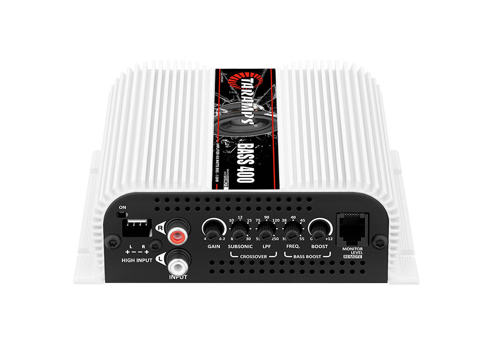 Taramps BASS 400 1 CHANNEL CAR AUDIO AMPLIFIER (Choose Impedance)