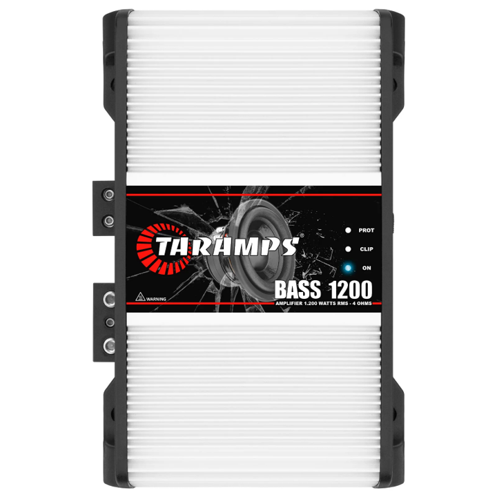Taramps BASS 1200 1 CHANNEL CAR AUDIO AMPLIFIER (MONITOR LEVEL REMOTE INCLUDED) (Choose Impedance)