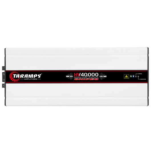 Taramps HV 40000 CHIPEO 275VDC LOW-IMPEDANCE 1 CHANNEL AUDIO AMPLIFIER 0.5 OHM