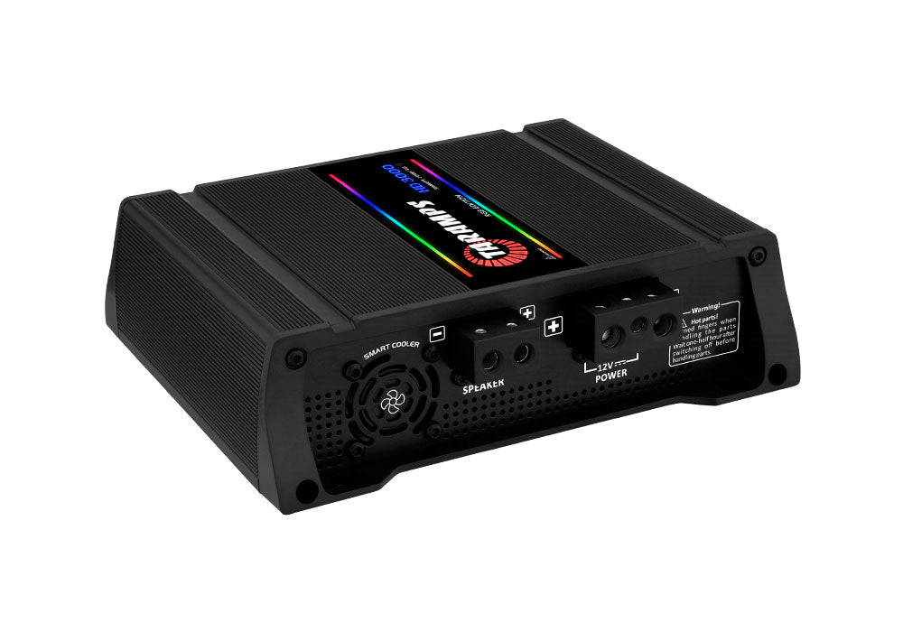 Taramps HD 3000 RGB 1 CHANNEL CAR AUDIO AMPLIFIER (Choose Color and Impedance)