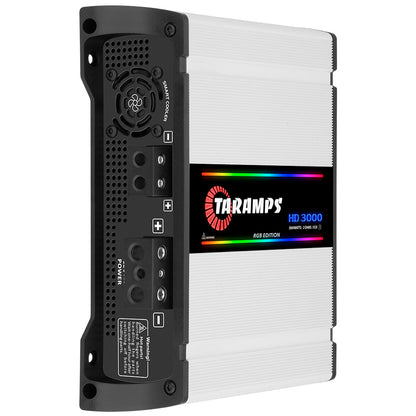 Taramps HD 3000 RGB 1 CHANNEL CAR AUDIO AMPLIFIER (Choose Color and Impedance)