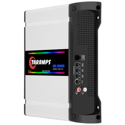Taramps HD 3000 RGB 1 CHANNEL CAR AUDIO AMPLIFIER (Choose Color and Impedance)