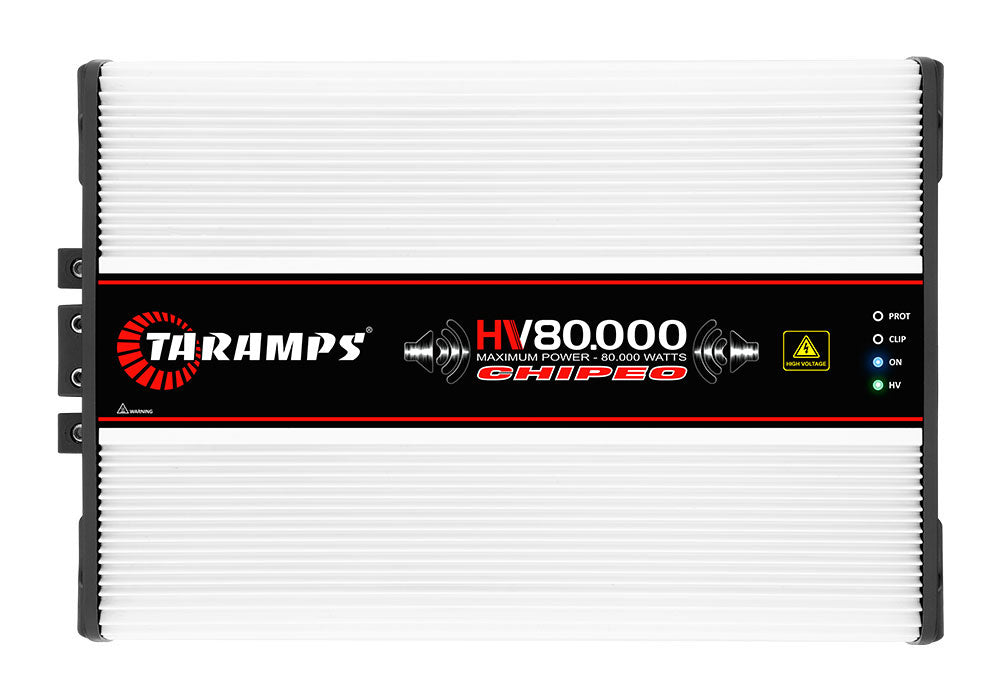 Taramps HV 80000 CHIPEO 300VDC LOW-IMPEDANCE 1 CHANNEL AUDIO AMPLIFIER 0.5 OHM