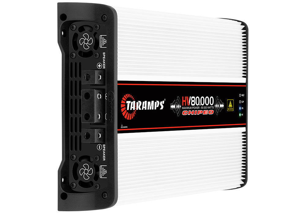 Taramps HV 80000 CHIPEO 300VDC LOW-IMPEDANCE 1 CHANNEL AUDIO AMPLIFIER 0.5 OHM
