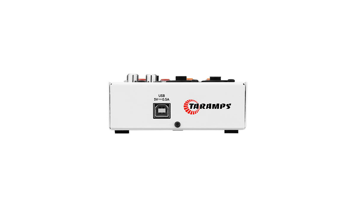 Taramps T 0202 USB INTERFACE AUDIO MIXER 2 CHANNEL W/ RGB LED (Choose Color)