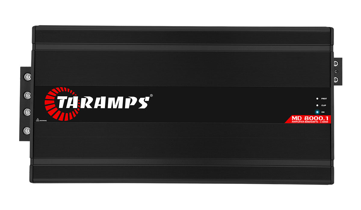 Taramps MD 8000 1 CHANNEL CAR AUDIO AMPLIFIER (Choose Impedance and Color)