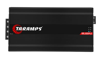Taramps MD 8000 1 CHANNEL CAR AUDIO AMPLIFIER (Choose Impedance and Color)