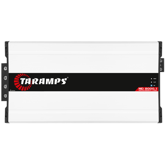 Taramps MD 8000 1 CHANNEL CAR AUDIO AMPLIFIER (Choose Impedance and Color)