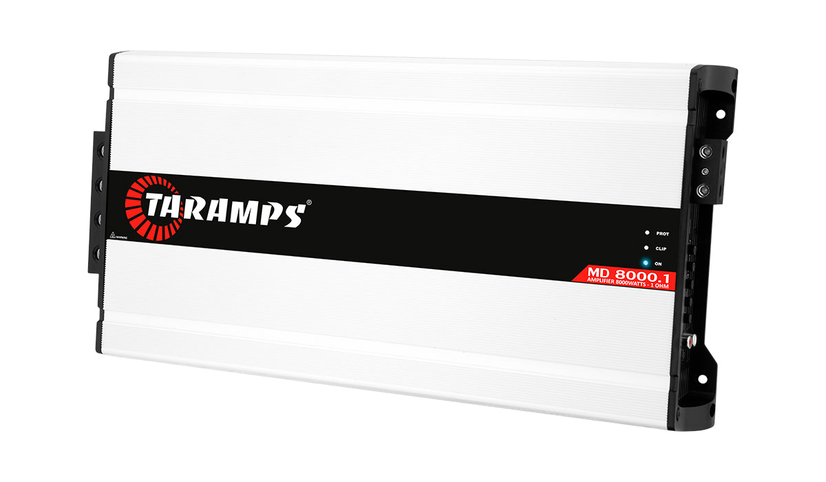 Taramps MD 8000 1 CHANNEL CAR AUDIO AMPLIFIER (Choose Impedance and Color)