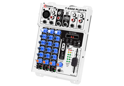 Taramps T 0302 PLAYER MULTICOLOR PLAYER AUDIO MIXER 3 CHANNEL W/ RGB LED