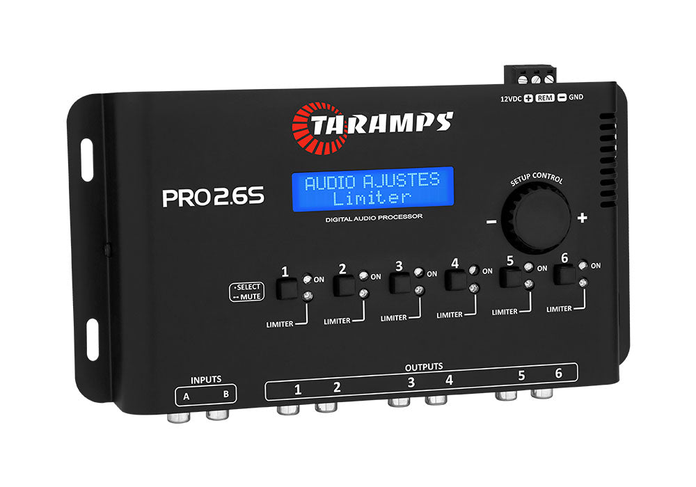 Taramps PRO 2.6S DSP AUDIO PROCESSOR 2 IN / 6 OUT