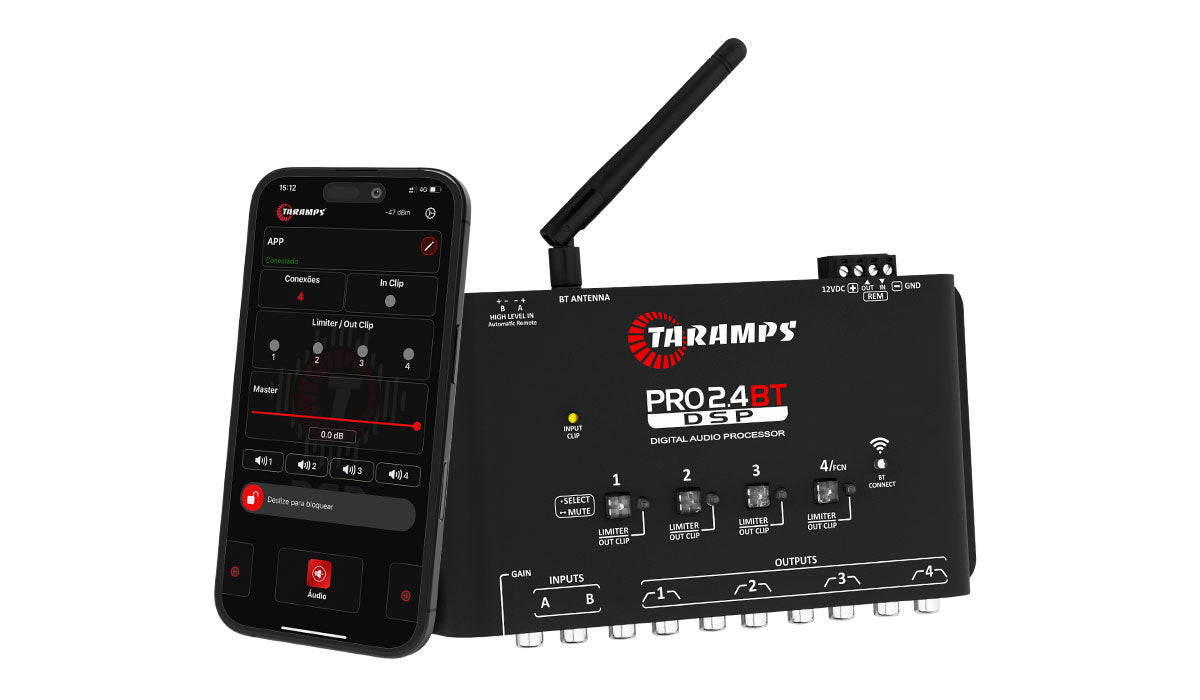 Taramps PRO 2.4-BT DSP AUDIO PROCESSOR CONTROLLER W/ BLUETOOTH