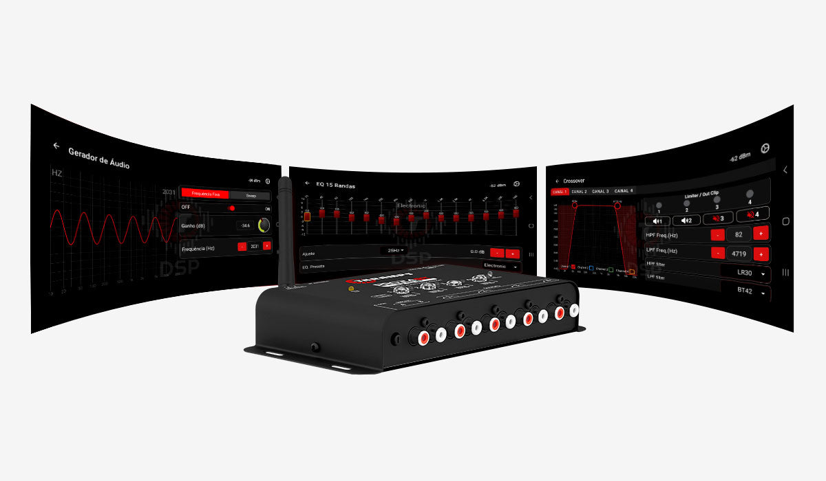 Taramps Pro 2.4 BT DSP プロセッサー Taramps PRO 2.4-BT DSP Audio Processor with Bluetooth - 2 In / 4