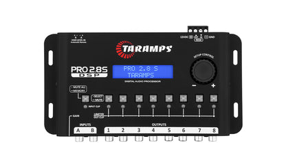 Taramps PRO 2.8S DSP 8-WAY DIGITAL AUDIO PROCESSOR W/ PEAK & RMS LIMITER (Choose Color)