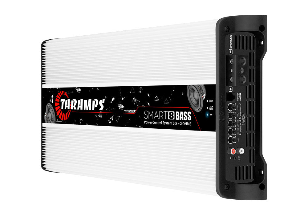 Taramps SMART 8 BASS 1 CHANNEL MULTI-IMPEDANCE AUDIO AMPLIFIER  0.5 ~ 2 OHMS