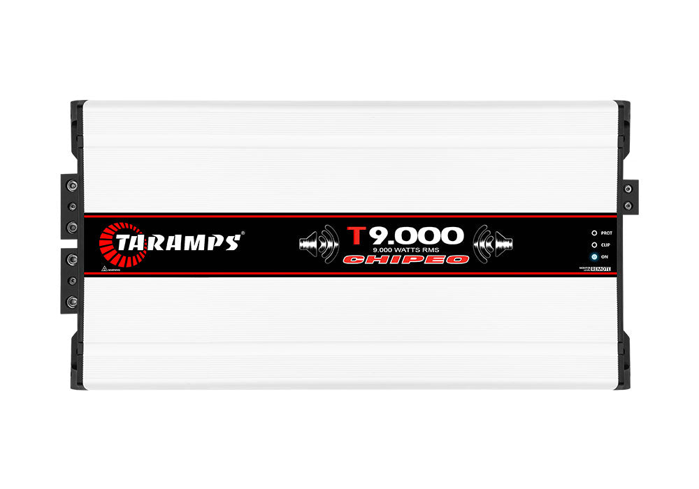 Taramps T 9000 CHIPEO 12V 1 CHANNEL AUDIO AMPLIFIER (Choose Impedance)