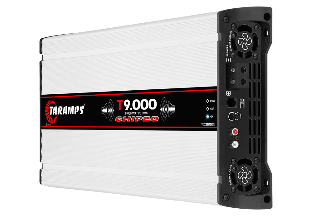 Taramps T 9000 CHIPEO 12V 1 CHANNEL AUDIO AMPLIFIER (Choose Impedance)