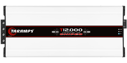 Taramps T 12000 CHIPEO 12V 1 CHANNEL AUDIO AMPLIFIER (Choose Impedance)