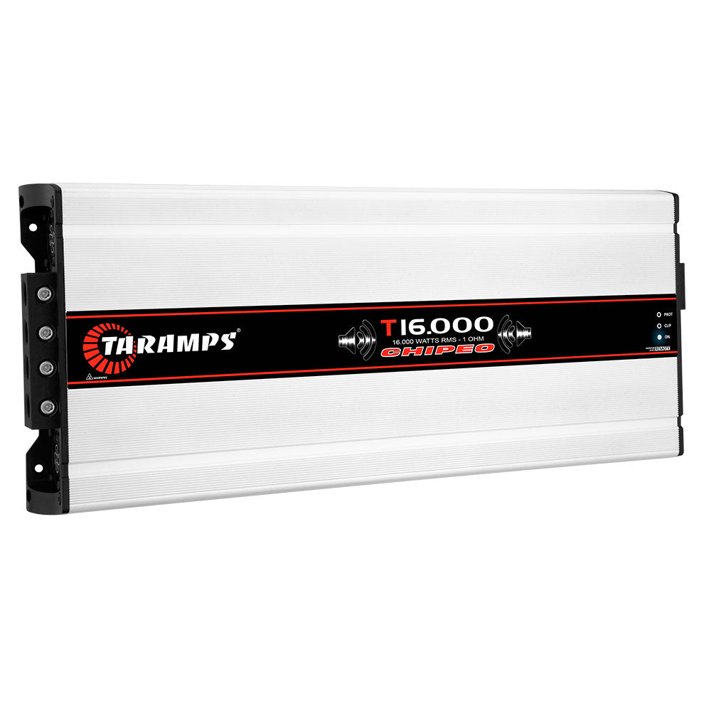 Taramps T 16000 CHIPEO 12V 1 CHANNEL AUDIO AMPLIFIER 1 OHM NEW!