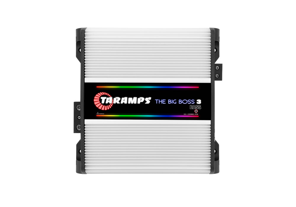 Taramps THE BIG BOSS 3 BASS 1 CHANNEL MULTI-IMPEDANCE AUDIO AMPLIFIER 0.5 ~ 2 OHMS (Choose Color)