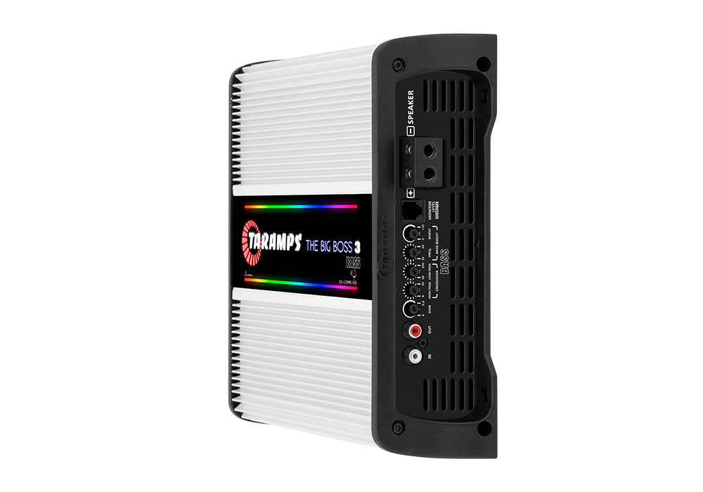 Taramps THE BIG BOSS 3 BASS 1 CHANNEL MULTI-IMPEDANCE AUDIO AMPLIFIER 0.5 ~ 2 OHMS (Choose Color)
