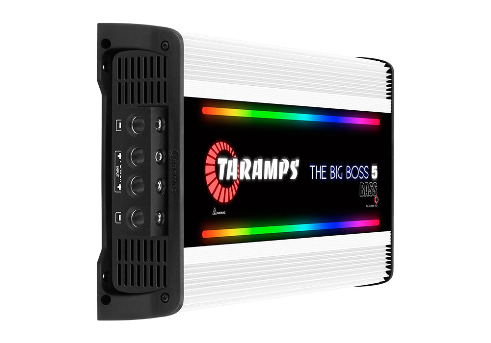 Taramps THE BIG BOSS 5 BASS 1 CHANNEL MULTI-IMPEDANCE AUDIO AMPLIFIER 0.5 ~ 2 OHMS (Choose Color)