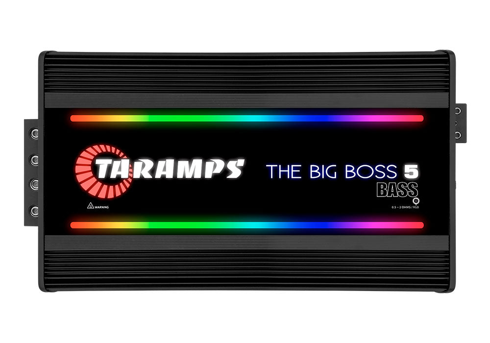 Taramps THE BIG BOSS 5 BASS 1 CHANNEL MULTI-IMPEDANCE AUDIO AMPLIFIER 0.5 ~ 2 OHMS (Choose Color)