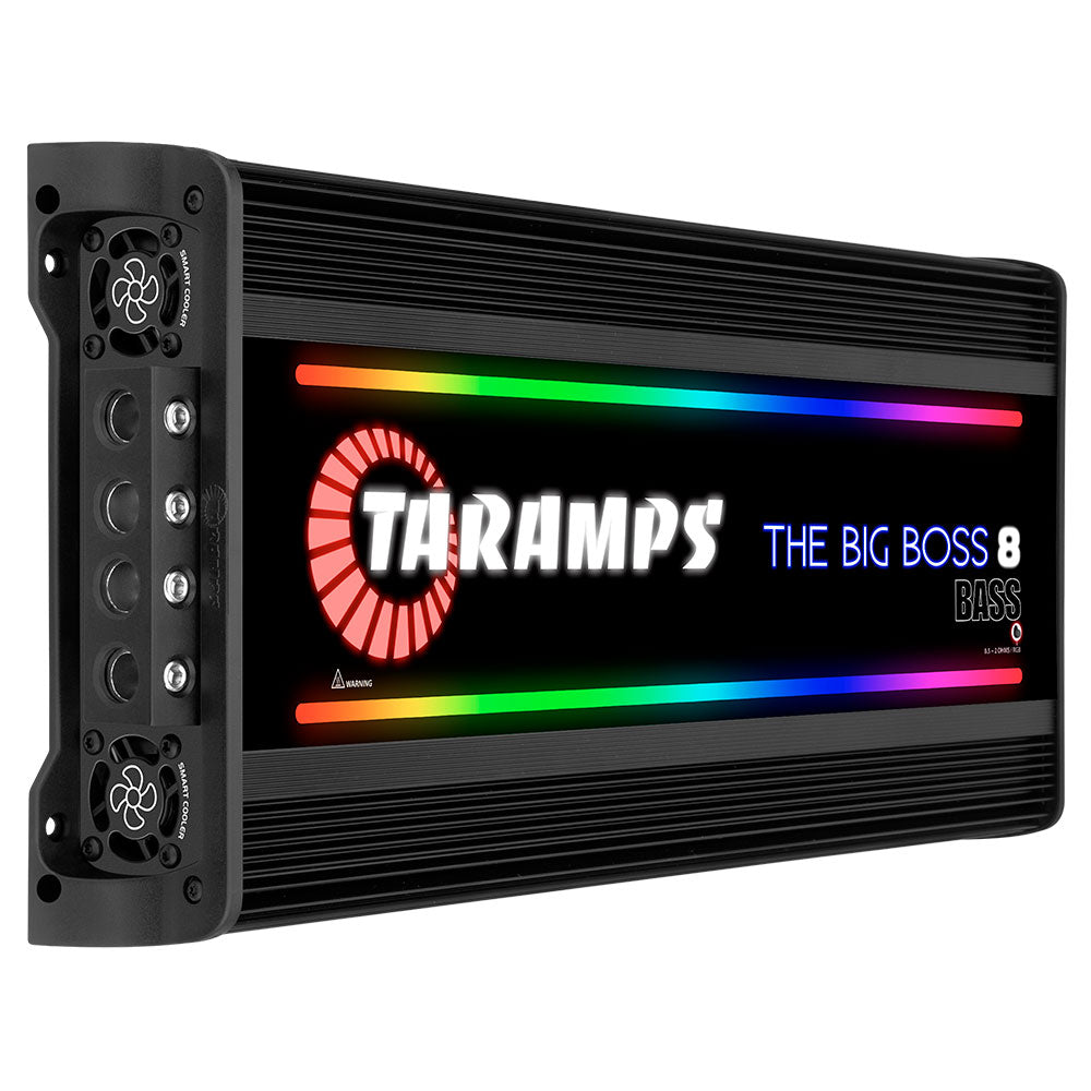 Taramps THE BIG BOSS 8 BASS 1 CHANNEL MULTI-IMPEDANCE AUDIO AMPLIFIER 0.5 ~ 2 OHMS (Choose Color)