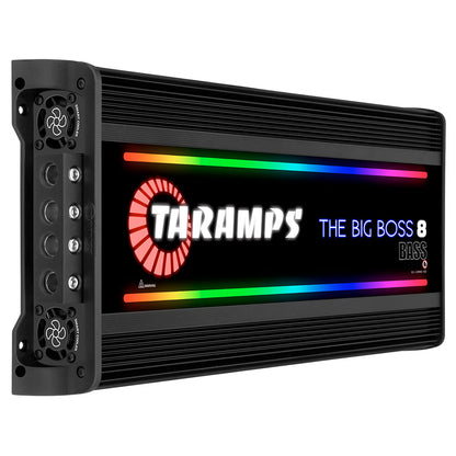Taramps THE BIG BOSS 8 BASS 1 CHANNEL MULTI-IMPEDANCE AUDIO AMPLIFIER 0.5 ~ 2 OHMS (Choose Color)