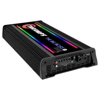 Taramps THE BIG BOSS 8 BASS 1 CHANNEL MULTI-IMPEDANCE AUDIO AMPLIFIER 0.5 ~ 2 OHMS (Choose Color)
