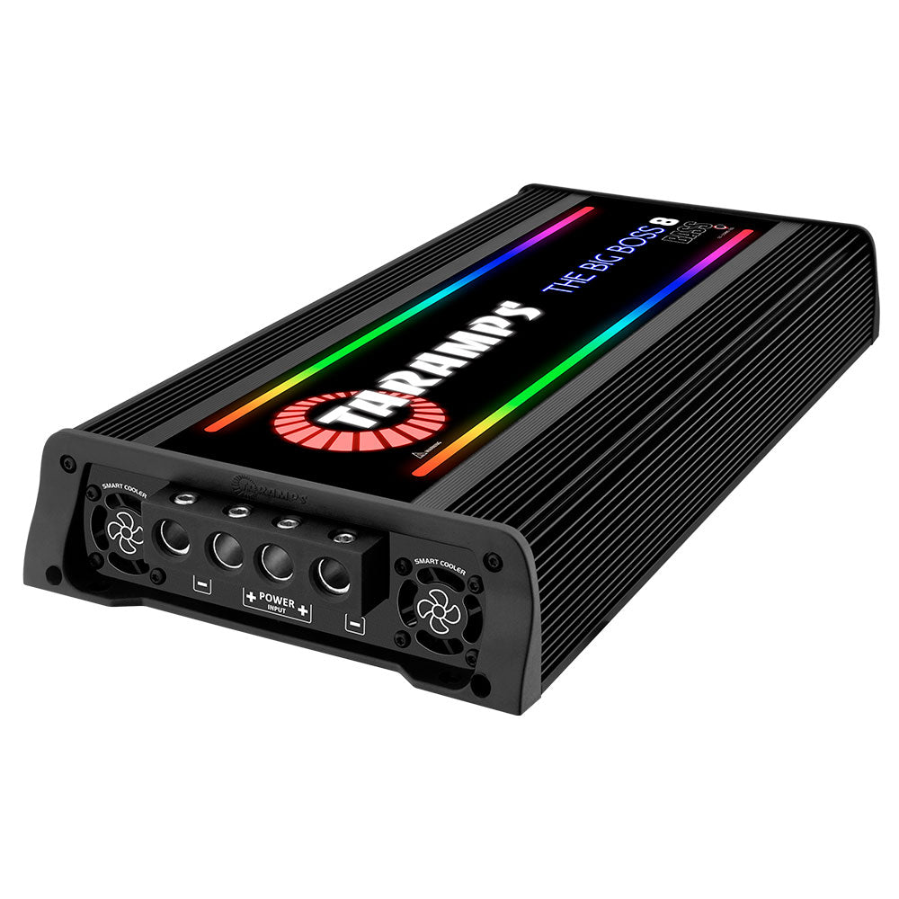 Taramps THE BIG BOSS 8 BASS 1 CHANNEL MULTI-IMPEDANCE AUDIO AMPLIFIER 0.5 ~ 2 OHMS (Choose Color)